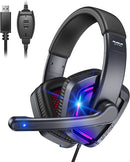 AUSCULTADOR HEADSET GAMING AUOUA - PRETO - GameShop Angola
