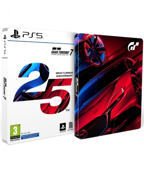 GRAN TURISMO 7 EDIÇÃO 25º ANIVERSÁRIO (OFERTA DLC) PS4 | PS5 - NOVO Pré-venda - Lançamento: 4 Março 2022