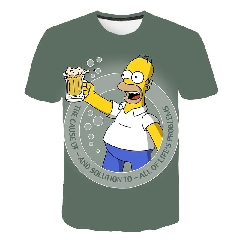 CAMISOLAS SIMPSON - TAMANHO JUVENIL - GameShop Angola
