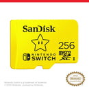 Cartão Memória SANDISK 256GB Micro SDXC Super Star NINTENDO Switch - GameShop Angola