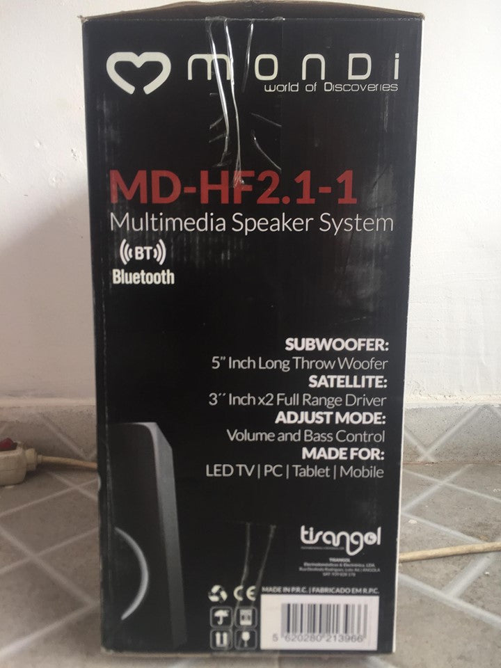 MONDI MD-HF2.1-1 MULTIMEDIA SPEAKER SYSTEM - NOVO