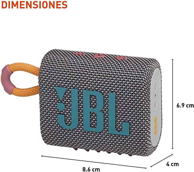 COLUNA WIRELESS JBL GO 3 - NOVO