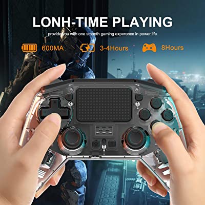 Comando Compatível Transparente PS4/PC NOVO