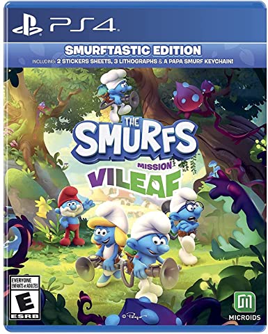 THE SMURFS: MISSION VILEAF - SMURFTASTIC EDITION (PS4) - NOVO