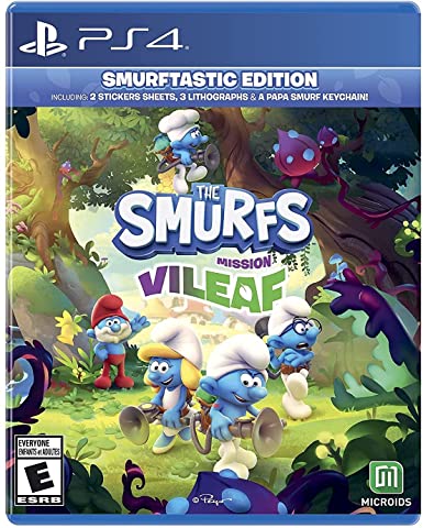 THE SMURFS: MISSION VILEAF - SMURFTASTIC EDITION (PS4) - NOVO