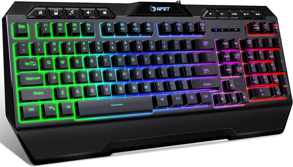 TECLADO GAMER RGB - NPET K31 - NOVO