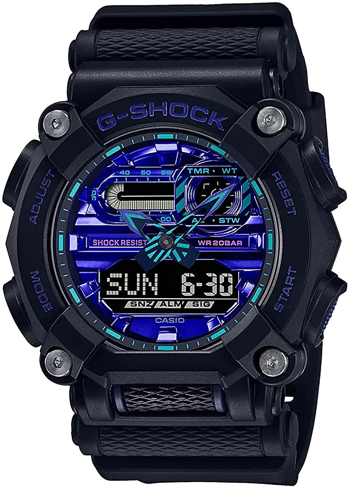 CASIO RELÓGIO DE MUNDO VIRTUAL G SHOCK GA 900 VB-1A 🇺🇸- NOVO - GameShop Angola