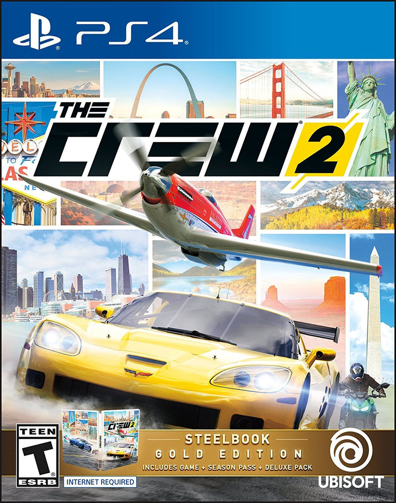 THE CREW 2 Steelbook Gold Edition - NOVO - PS4