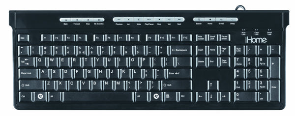 TECLADO IHOME MULTIMEDIA KEYBOARD - NOVO