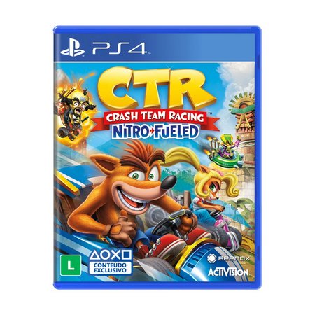 CRASH TEAM RACING NITRO FUELED - NOVO - PS4