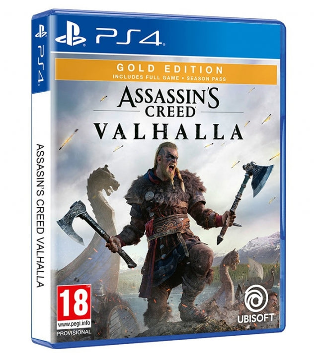 ASSASSINS CREED VALHALLA Gold Edition - NOVO - PS4/PS5