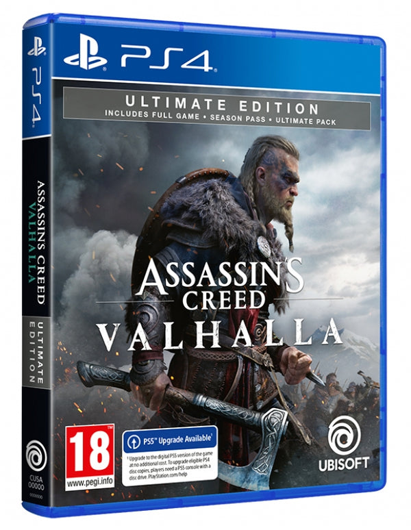 ASSASSINS CREED VALHALLA ULTIMATE EDITION (EM PORTUGUÊS) - NOVO - PS4/PS5