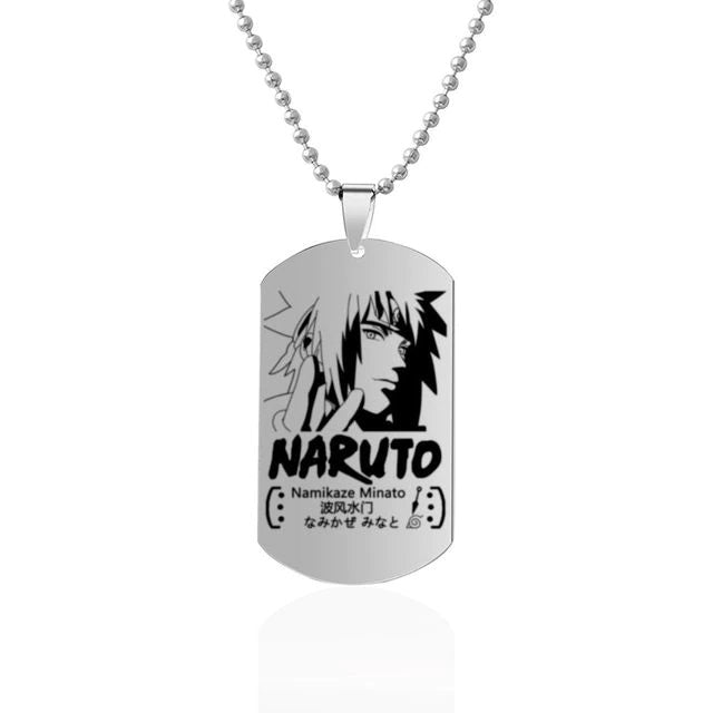 Fio Medalhão Anime Naruto vários personagens tamanho infantil juvenil