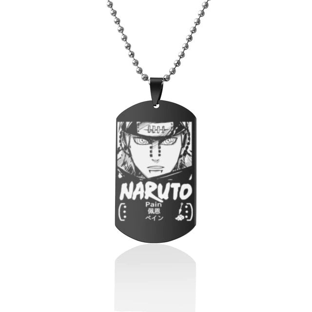 Fio Medalhão Anime Naruto vários personagens tamanho infantil juvenil