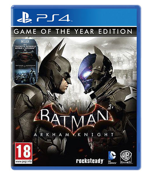 BATMAN ARKHAM KNIGHT GAME OF THE YEAR EDITION DC comics - NOVO - PS4 - GameShop Angola
