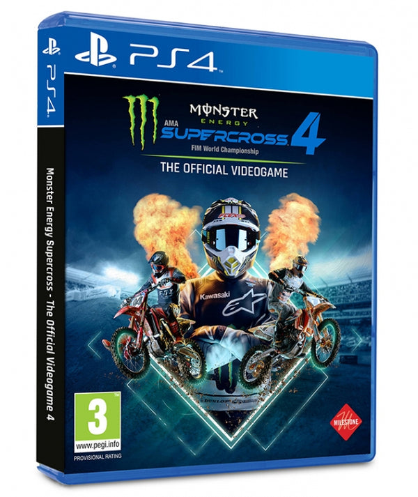 MONSTER ENERGY SUPERCROSS 4 - NOVO -  PS4