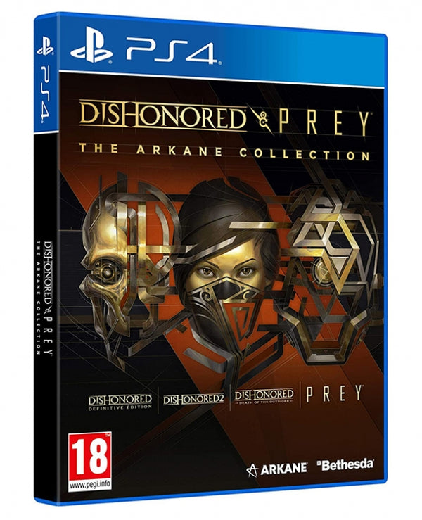 DISHONORED & PREY THE ARKANE COLLECTION - NOVO - PS4