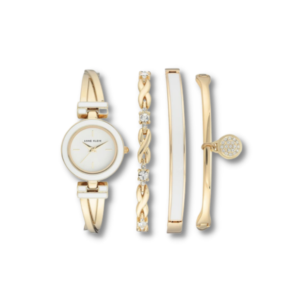 RELÓGIO FEMININO ANNE KLEIN PULSEIRA PREMIUM - DOURADO