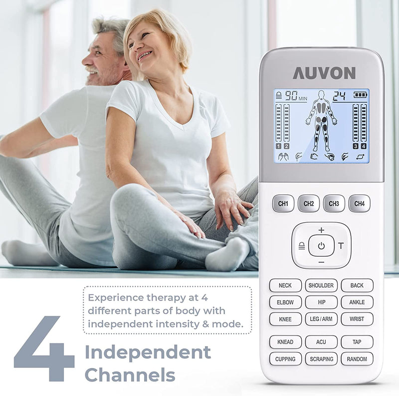DISPOSITIVO ESTIMULADOR MUSCULAR AUVON 24 MODES- NOVO