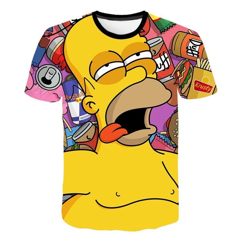 CAMISOLAS SIMPSON - TAMANHO JUVENIL - GameShop Angola