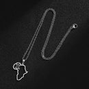 FIO MEDALHÃO MAPA DE ÁFRICA TAMANHO INFANTIL JUVENIL