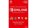 NINTENDO SWTICH ONLINE  Individual Membership eGIFT (Conta Portuguesa) - DIGITAL - Envio por Email/WhatsApp