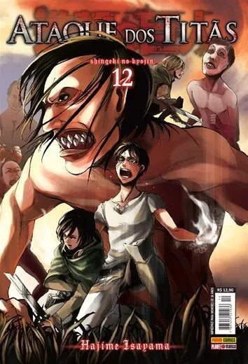 Ataque Dos Titãs Vol. 12 - GameShop Angola