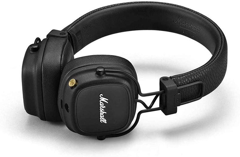 AUSCULTADORES PROFISSIONAL BLUETOOTH MARSHALL MAJOR IV - Preto (EUA) - NOVO - GameShop Angola
