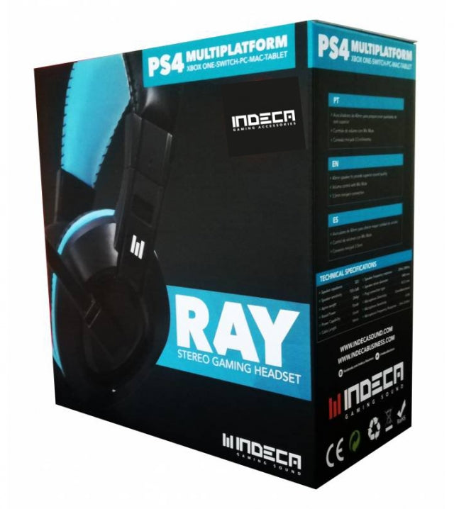 AUSCULTADORES GAMING INDECA RAY -MULTIPLATAFORMA- NOVO - GameShop Angola