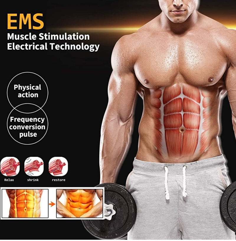 Tonificador Muscular 3 Em 1 Abdominal braços pernas Estimulo Eletrico Abdomen

- NOVO