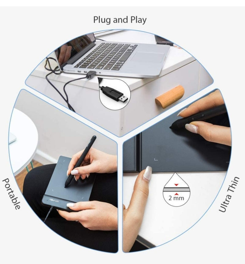 MESA DIGITALIZADORA PARA DESENHO XP-Pen Star G430S Ultrafino - NOVO