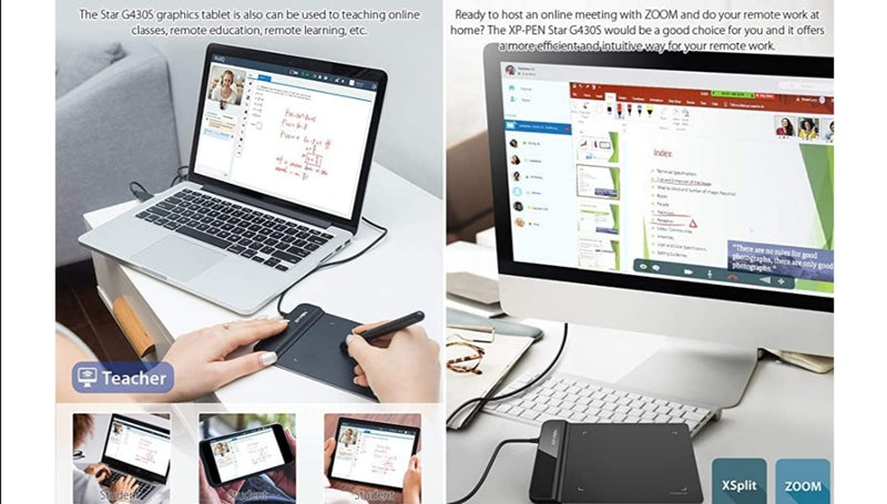 MESA DIGITALIZADORA PARA DESENHO XP-Pen Star G430S Ultrafino - NOVO