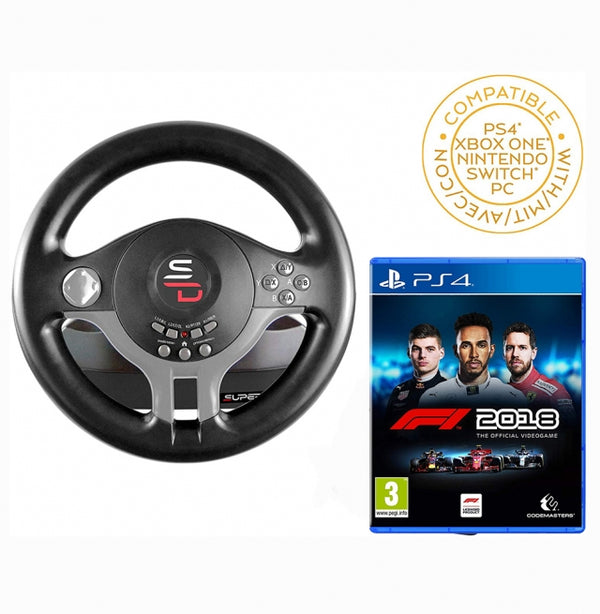 VOLANTE SUPERDRIVE SV200 (oferta Jogo) -MULTIPLATAFORMA- NOVO
