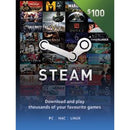 VALVE STEAM WALLET eGIFT CARD USA - DIGITAL - Envio por Email/WhatsApp