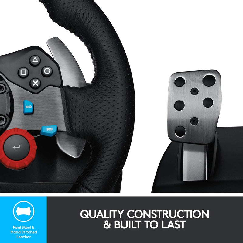 VOLANTE e PEDAIS Logitech G29 PS5/PS4/PS3/PC - NOVO