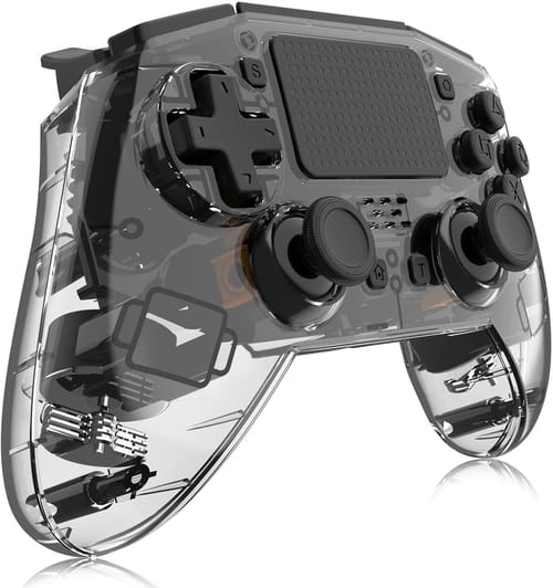 Comando Compatível Transparente PS4/PC NOVO