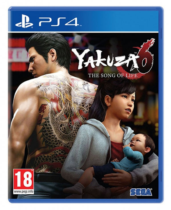 YAKUZA 6 THE SONG OF LIFE HITS - NOVO - PS4