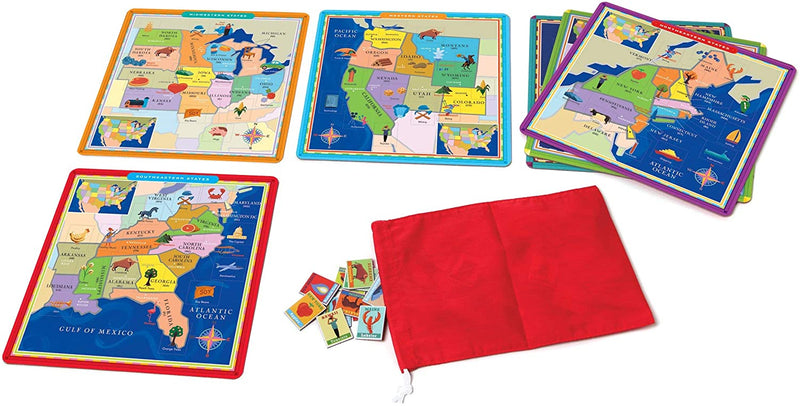 Bingo dos Estados Unidos para Crianças - GameShop Angola