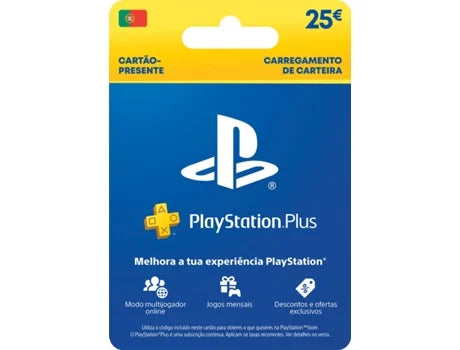 PLAYSTATION PLUS (Portugal) - DIGITAL - Envio por Email/WhatsApp