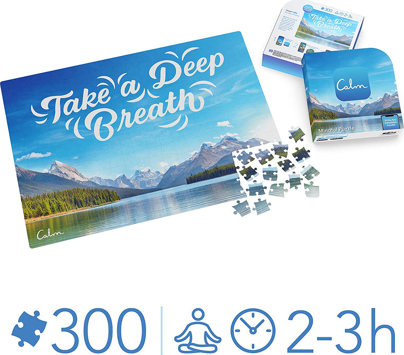 Puzzle Calma de 300 Peças para Relaxamento, Alívio de Estresse Jasper Lake