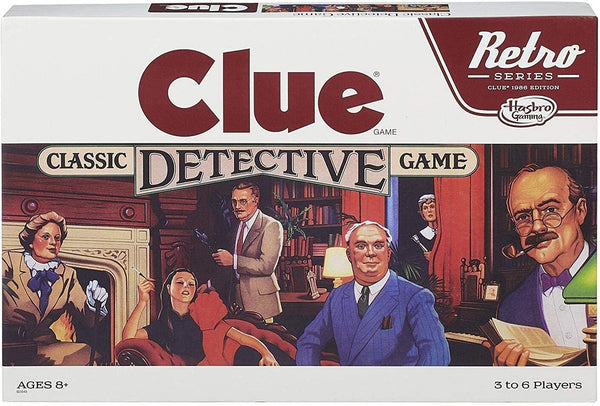 Retro Series Jogo Clue Detetive 1986 Edição