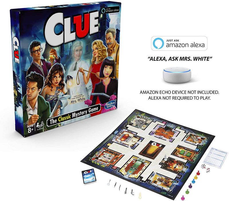 CLUE Classico jogo de tabuleiro (Detetive)