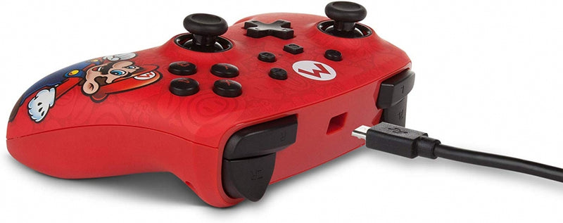 COMANDO OFICIAL POWERA MARIO COM FIOS   - NOVO - NINTENDO SWITCH
