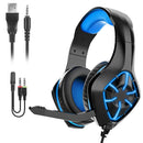 AUSCULTADOR HEADSET GAMING GS-1000 AZUL - GameShop Angola