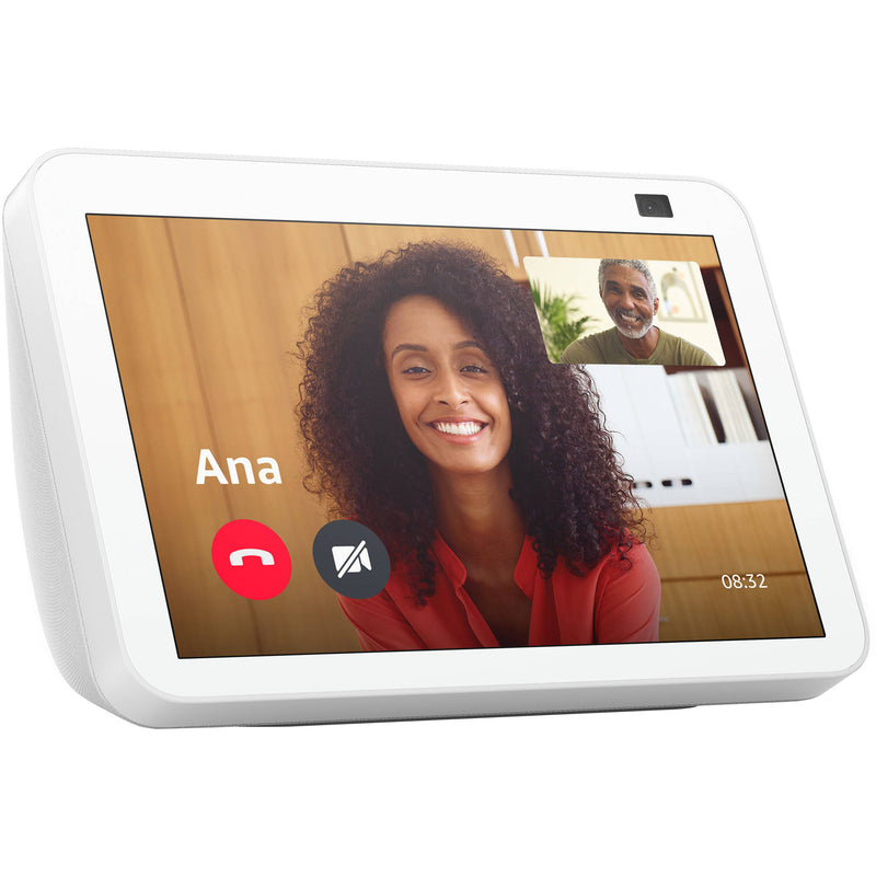 Echo Show 8 - Smart Speaker com tela e Alexa - Cor Branca - NOVO