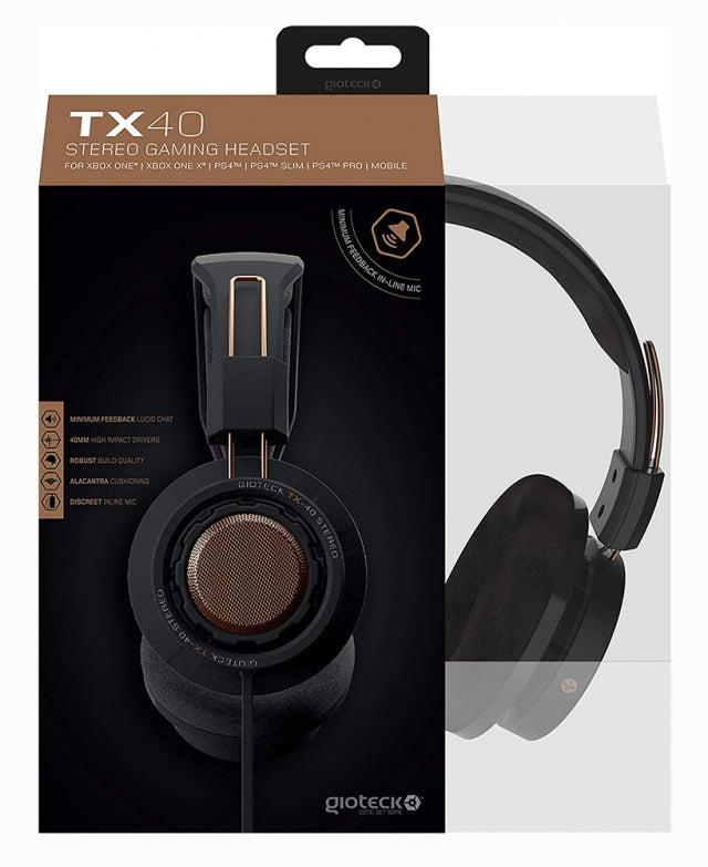 AUSCULTADORES GAMING GIOTECK TX40 -MULTIPLATAFORMA - NOVO