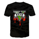 Camisolas GTA V em 3D impressão- Tamanho Juvenil 8-16 anos - GameShop Angola