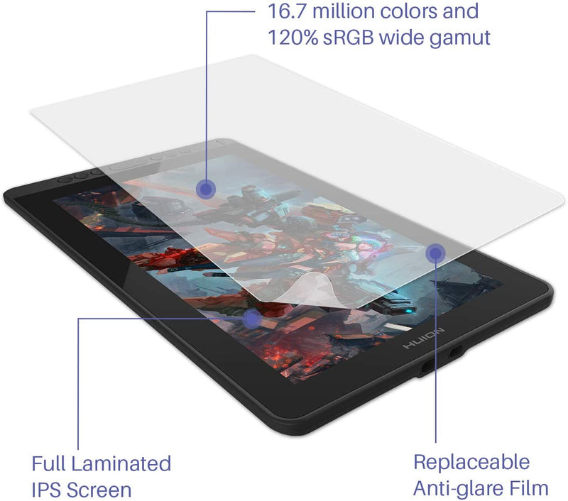 MESA DIGITALIZADORA PARA DESENHO 2020 Huion Kamvas 13.3’ Android - NOVO