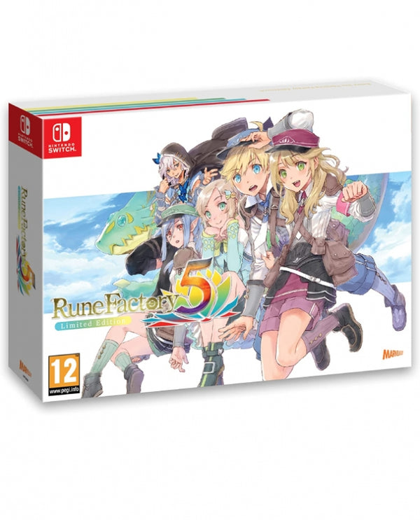 RUNE FACTORY 5 Collectors Edition NINTENDO Switch - NOVO