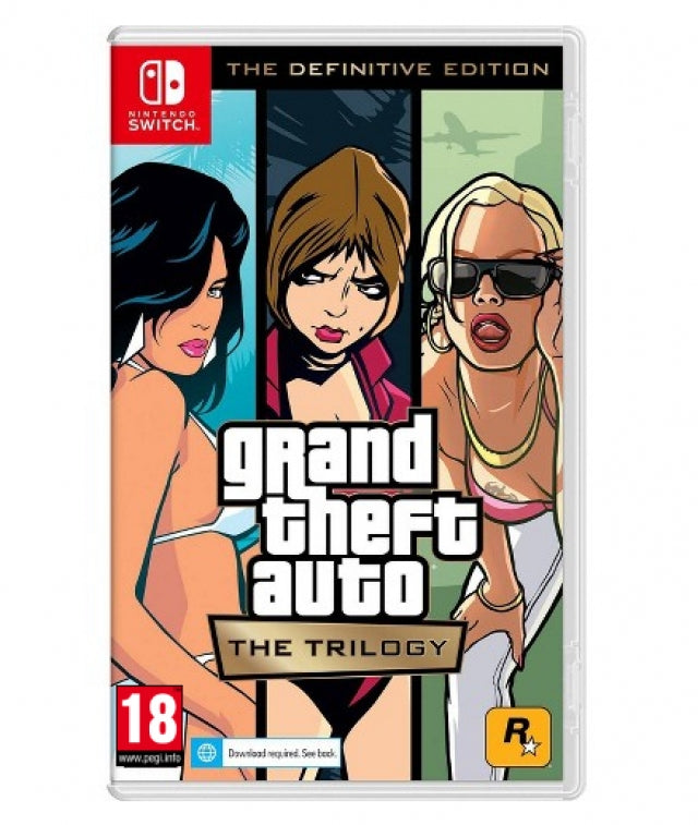 GRAND THEFT AUTO TRILOGY The Definitive Edition NINTENDO Switch  - NOVO